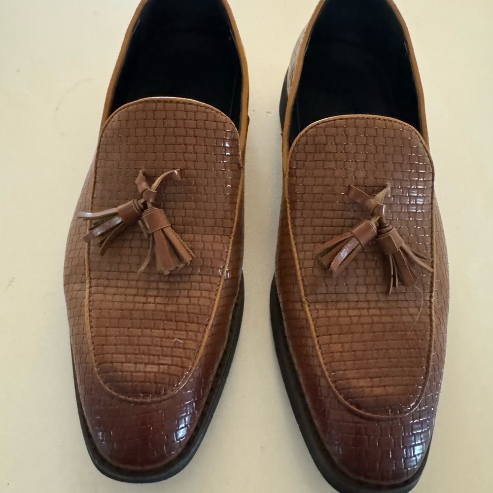 Brown Tassel Loafers